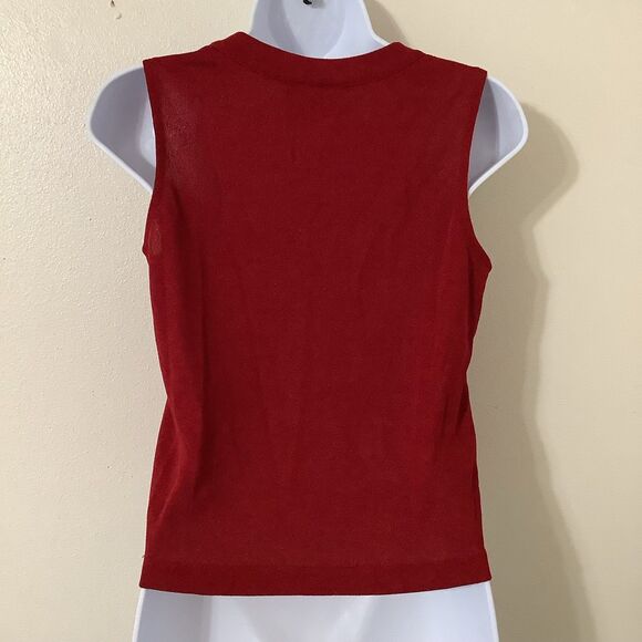Vintage Y2K Party Rave Sparkly Knit Club Party Going Out Sleeveless Top S Fall - Picture 4 of 7